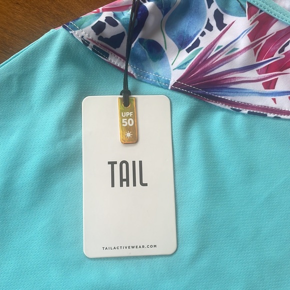 Tail Blue Fish Belissa tennis tank. NWT XS - Picture 3 of 3